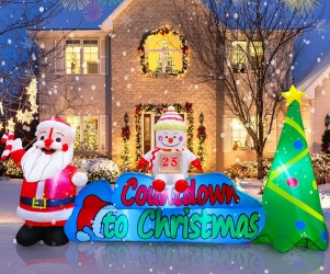 10ft Inflatable Xmas Countdown 